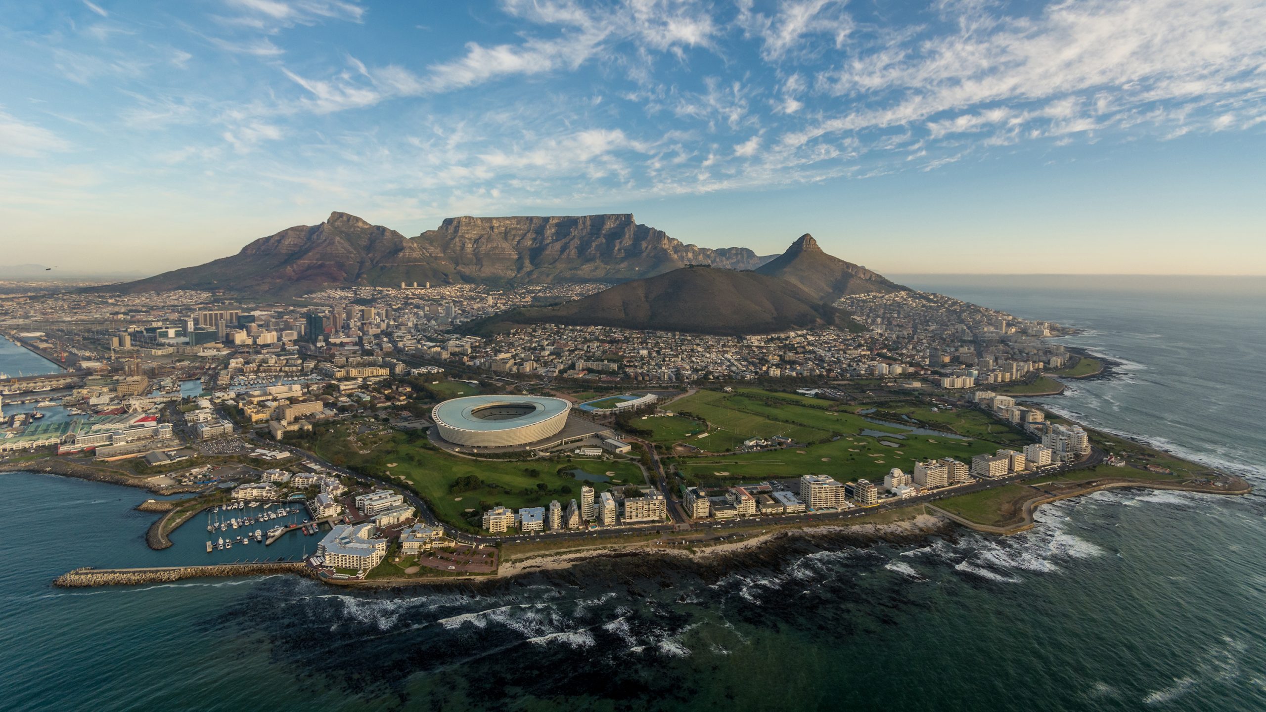 Table Mountain above Cape Town