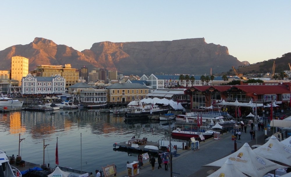 The view from Table Mountain and Signal Hill