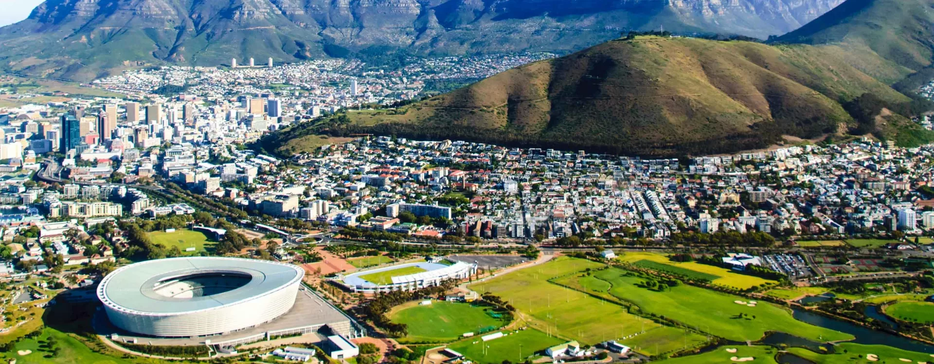 Cape Town's city bowl and harbour