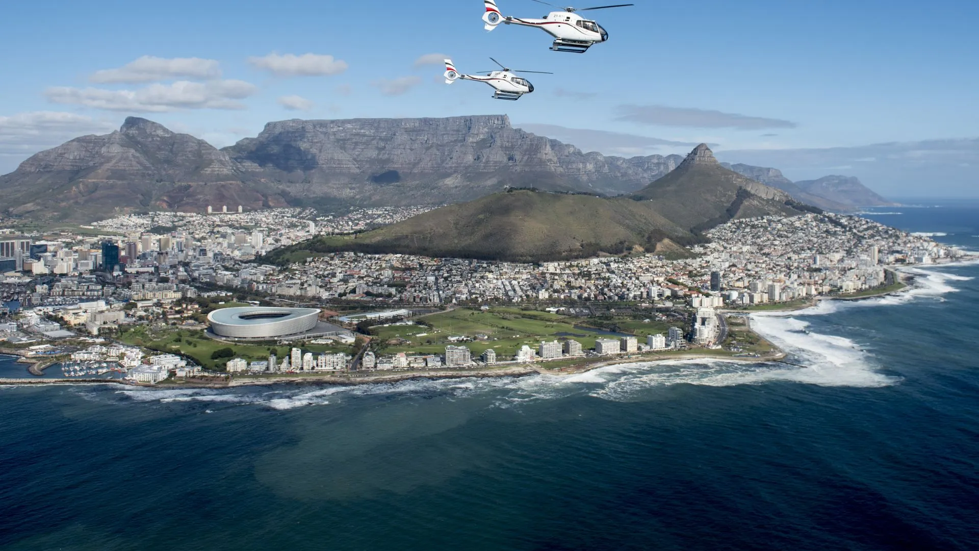 Cape Town from the air