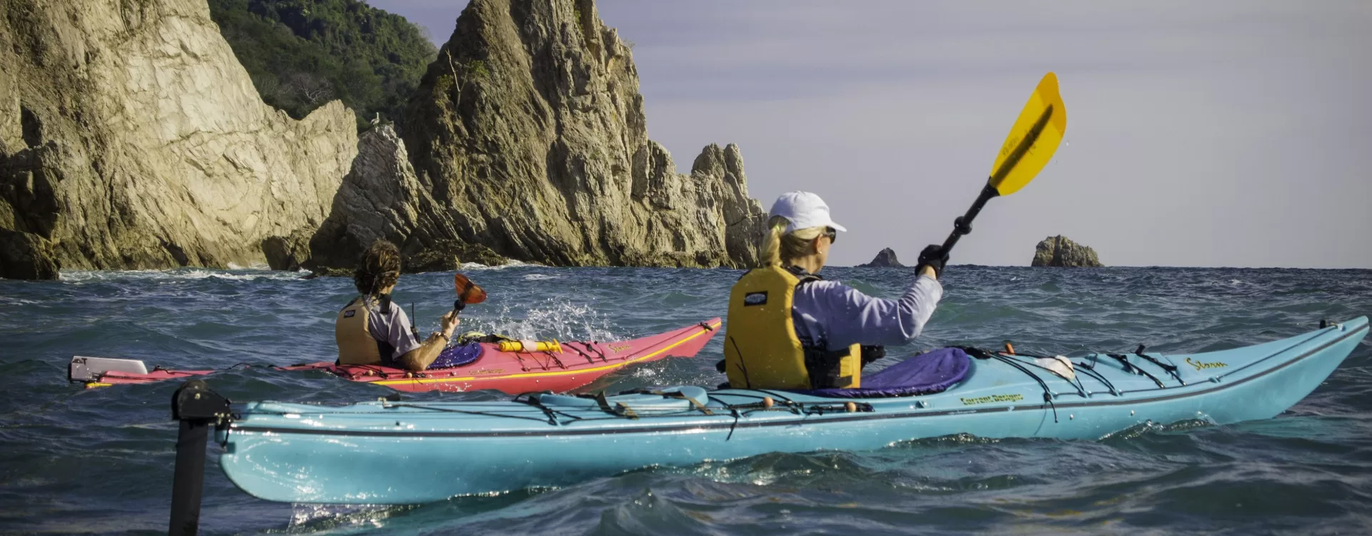 Kayaking off Cape Town